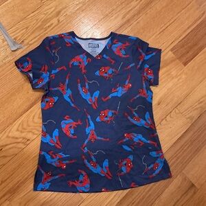 Marvel Spider-Man Navy Blue Top